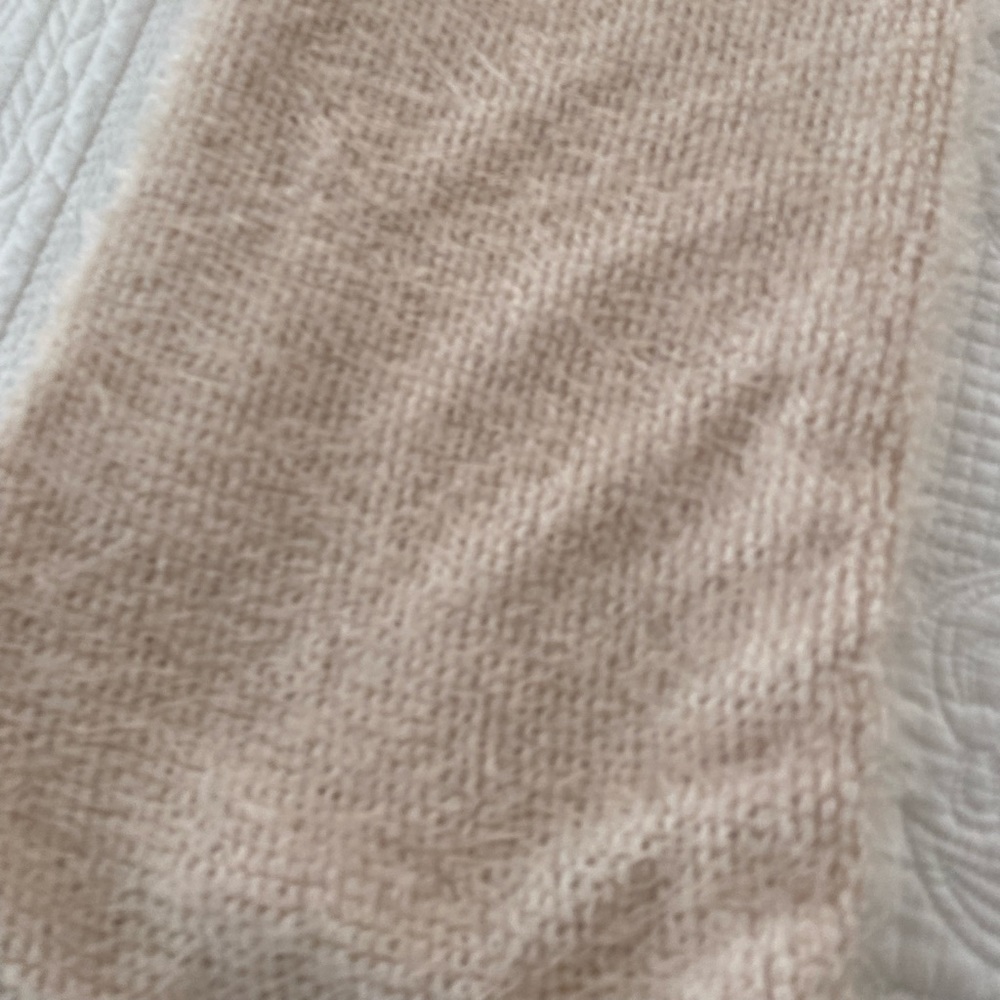 Beige Cowl Neck Scarf